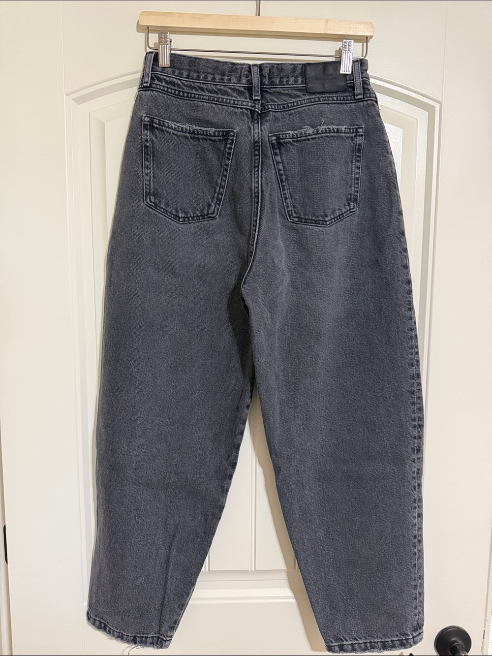 Sandro Black Washed Boyfriend Jeans - Picture 3 of 3